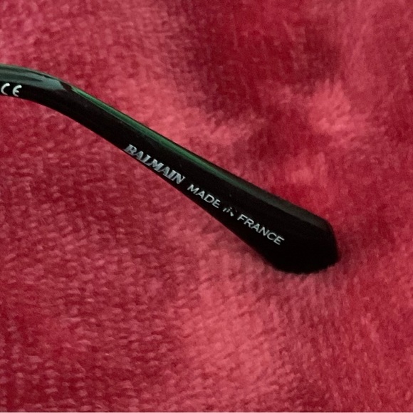 Balmain Women’s NWOT 52mm Round Turquoise & Gold Sunglasses $55 - Picture 6 of 10